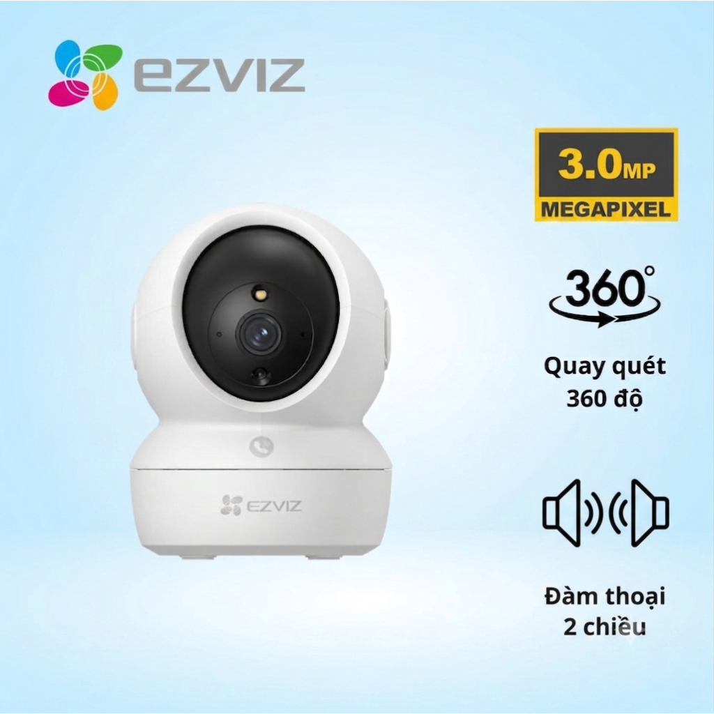 Camera Wifi Ezviz H6C Pro 2MP/5MP hàng chính hãng, đàm thaoij 2 chiều, xoay 360 độ...