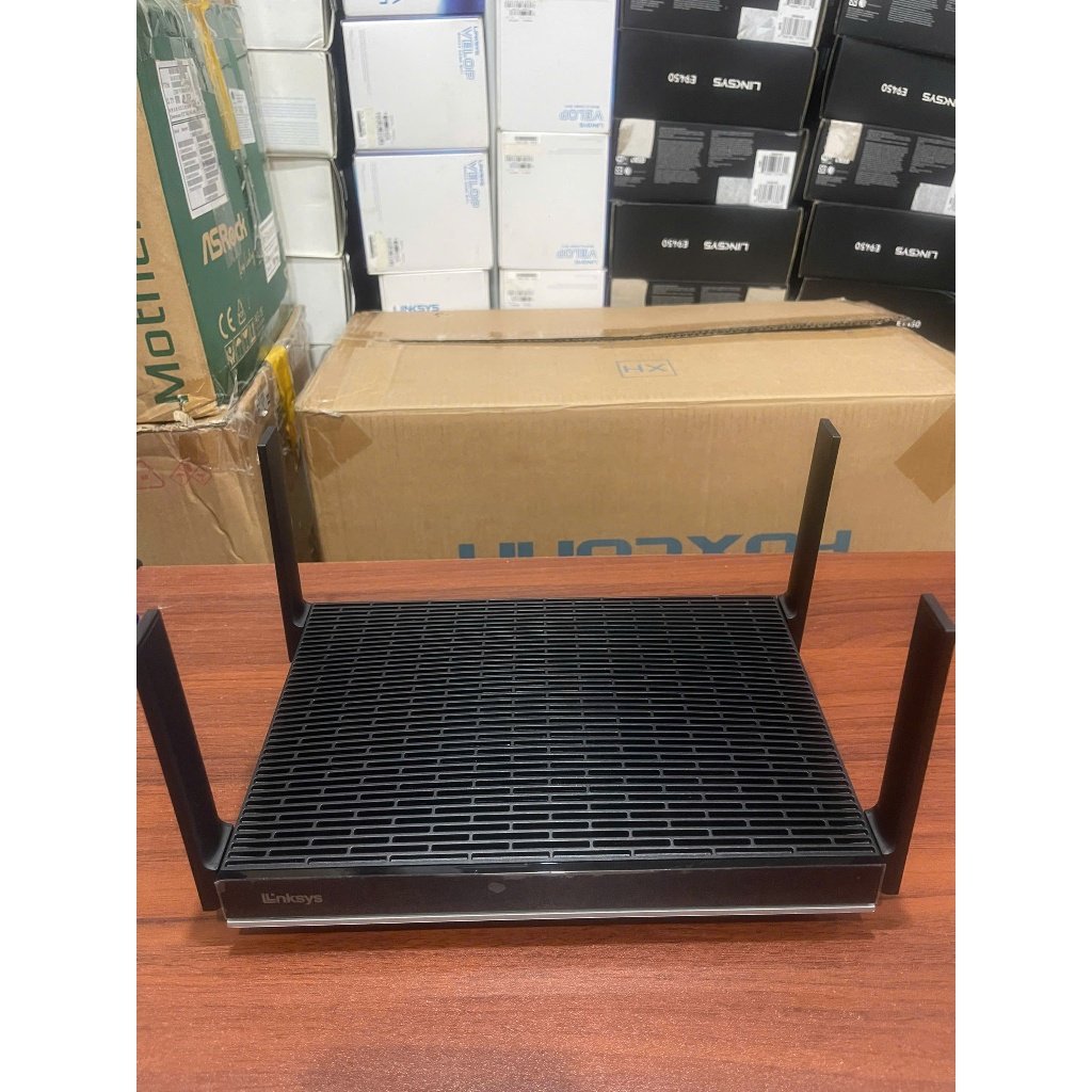 router wifi Linksys EA9350 V3 AX4500 WiFi 6 | 4 Anten | MU-MIMO | Gigabit | Phủ Sóng Mạnh hàng thanh