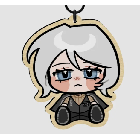 [Limbus Company] Faust Wood Keychains