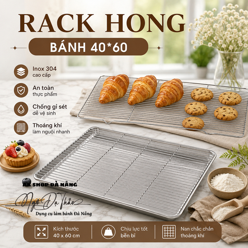 Rack hong bánh INOX ( AKSHOPCAMLE 2000.324 )