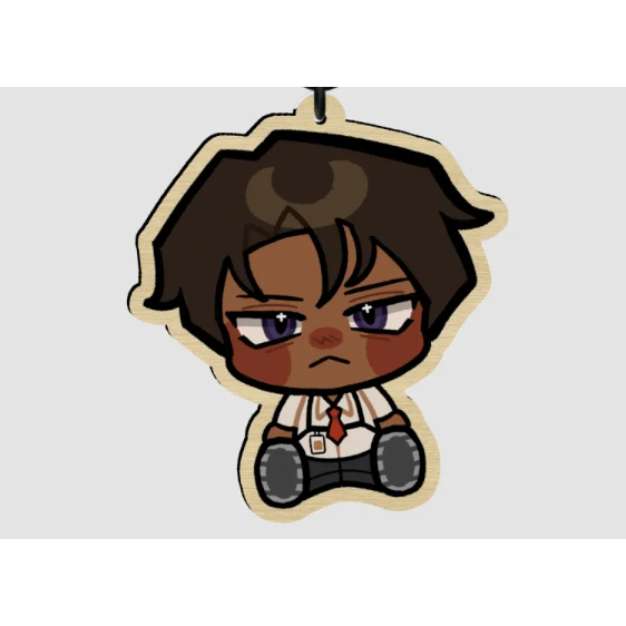 [Limbus Company] Heathcliff Wood Keychains NANG DECOR SHOP