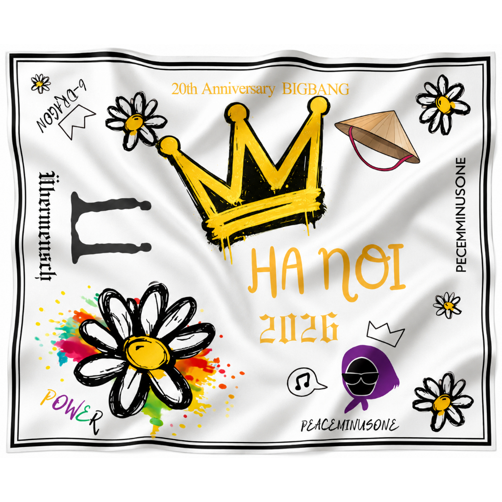 Khăn Bandana BigBang,Khăn Banada Kpop