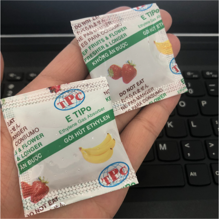 20 Gói hút khí Ethylen dùng cho trái cây tươi (dạng hạt) 5gr