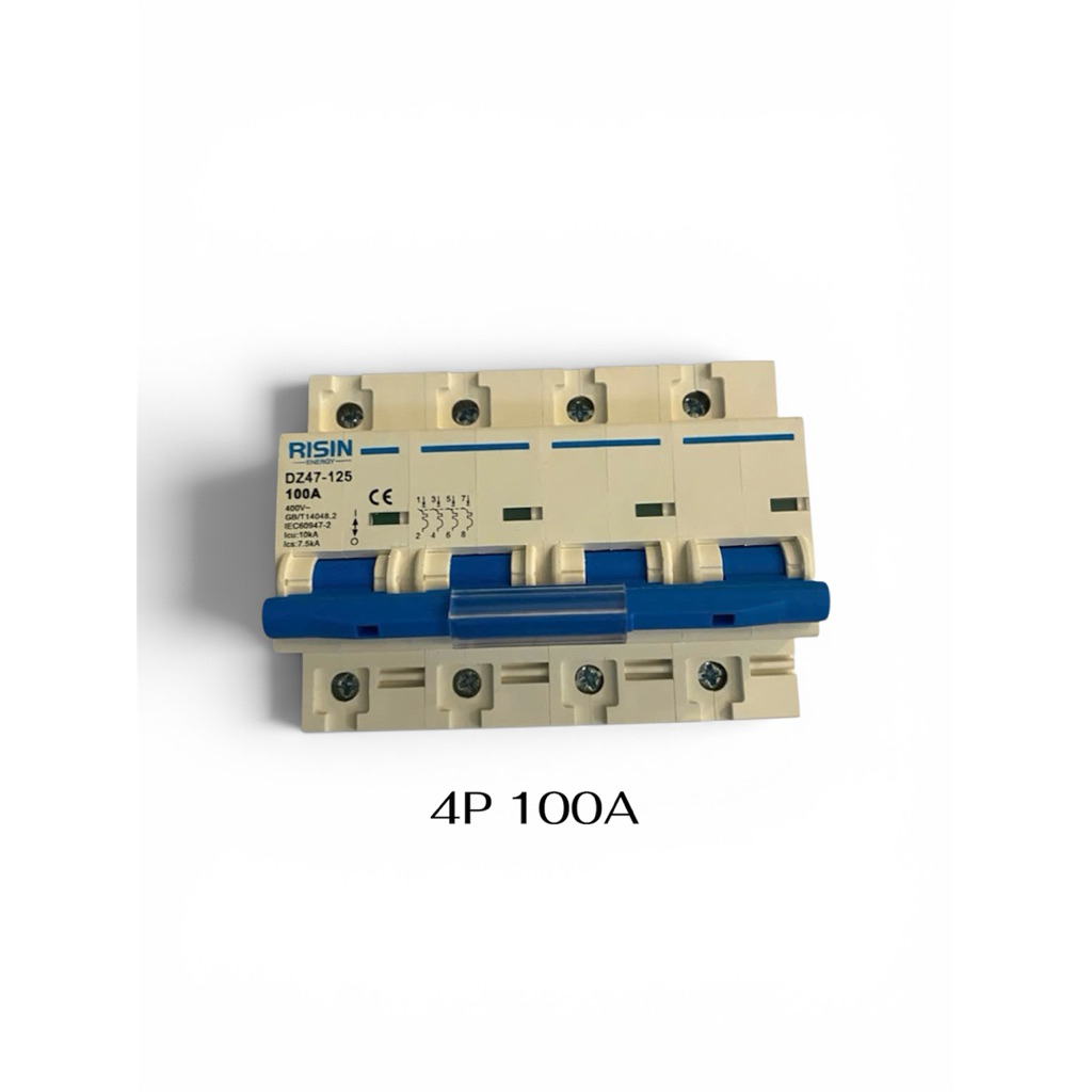 Mcb 3 pha 4 cực 100A