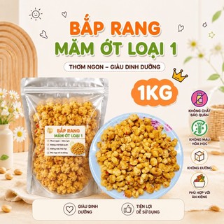 [ 1KG ] Ngô giòn xóc mắm cay , bắp nếp sấy giòn thơm ngon đậm vị - Ngọc Sang Food