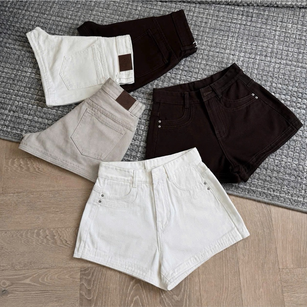 [K-JEANS] Quần short jeans nữ trơn ( mã S006 )