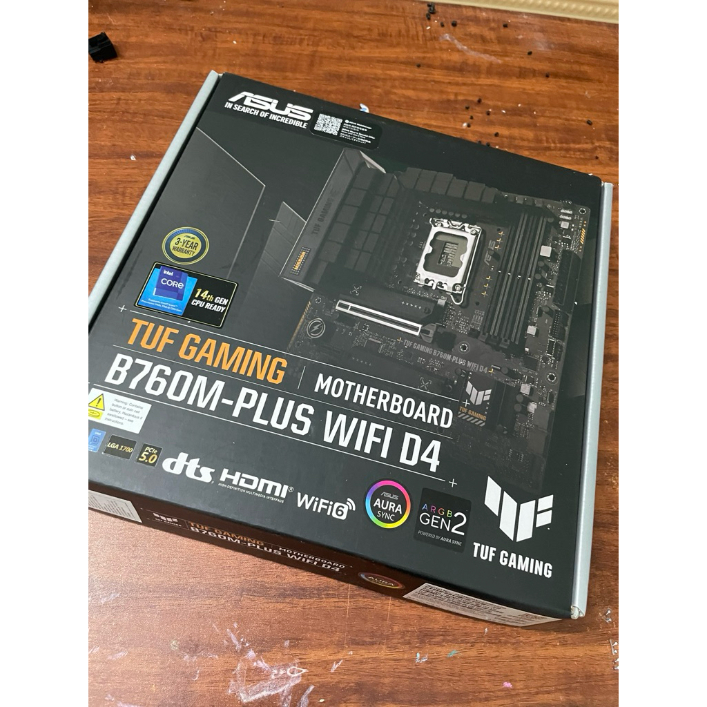 main b760 tuf plus new ddr4