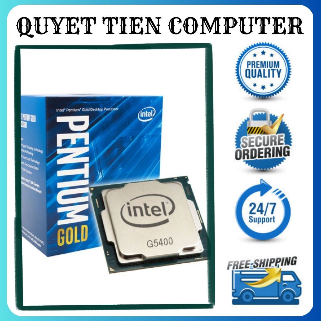 CPU Intel Pentium G4900 G5400 Chạy Cho Main H310 B360/365 Socket 1151v2