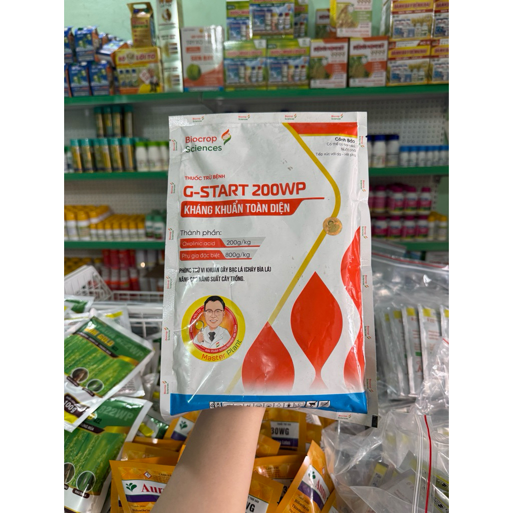 G- START 200WP gói 250g [ BIOCROP ] phòng trừ vi khuẩn gây bạc lá ( cháy bìa lá),...