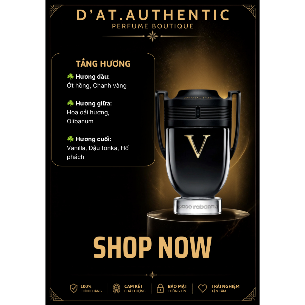 Nước hoa chiết P a c o R a b a n ne Invictus Victory EDP Extreme [10ml] - UK