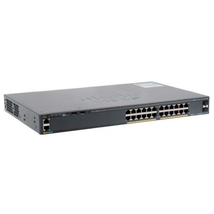 Switch Cisco WS-C2960X-24TS-LL V05  24 cổng Giga 10/100/1000 Mps Base-T với 02 Uplink GE SFP
