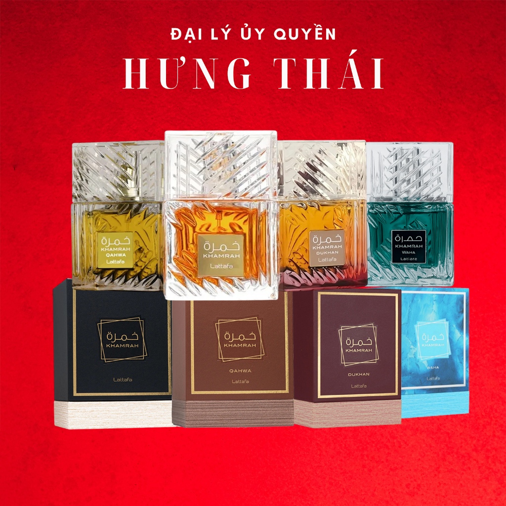 Nước Hoa Lattafa Khamrah EDP, Khamrah Qahwa, Khamrah Dukhan 100ml