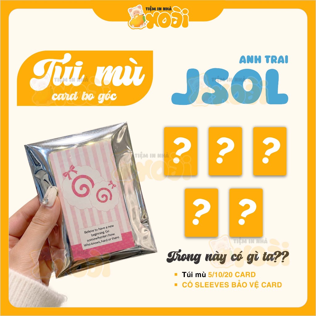 Túi mù Card Bo Góc Anh Trai Jsol