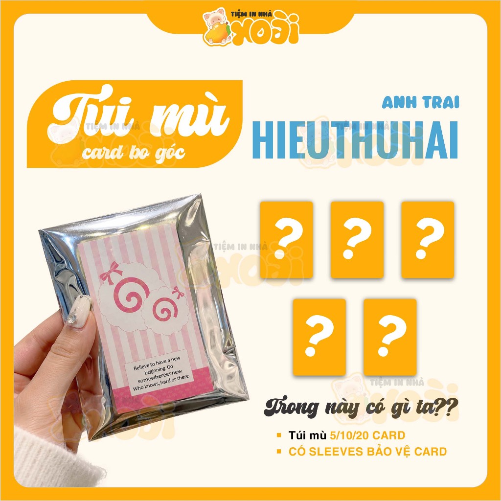 Túi mù Card Bo Góc Anh Trai HIEUTHUHAI