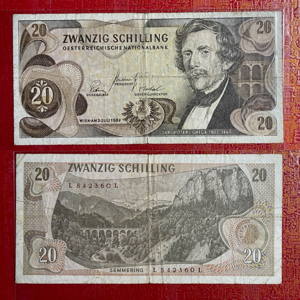 Sưu tầm Châu Âu : 20 Austria/Áo 1967