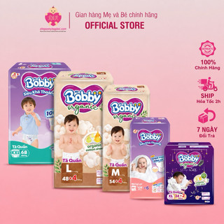Tã Quần/ Dán Bobby Đủ size - Cộng miếng - Mẫu mới ngừa hâm, chống tràn tốt