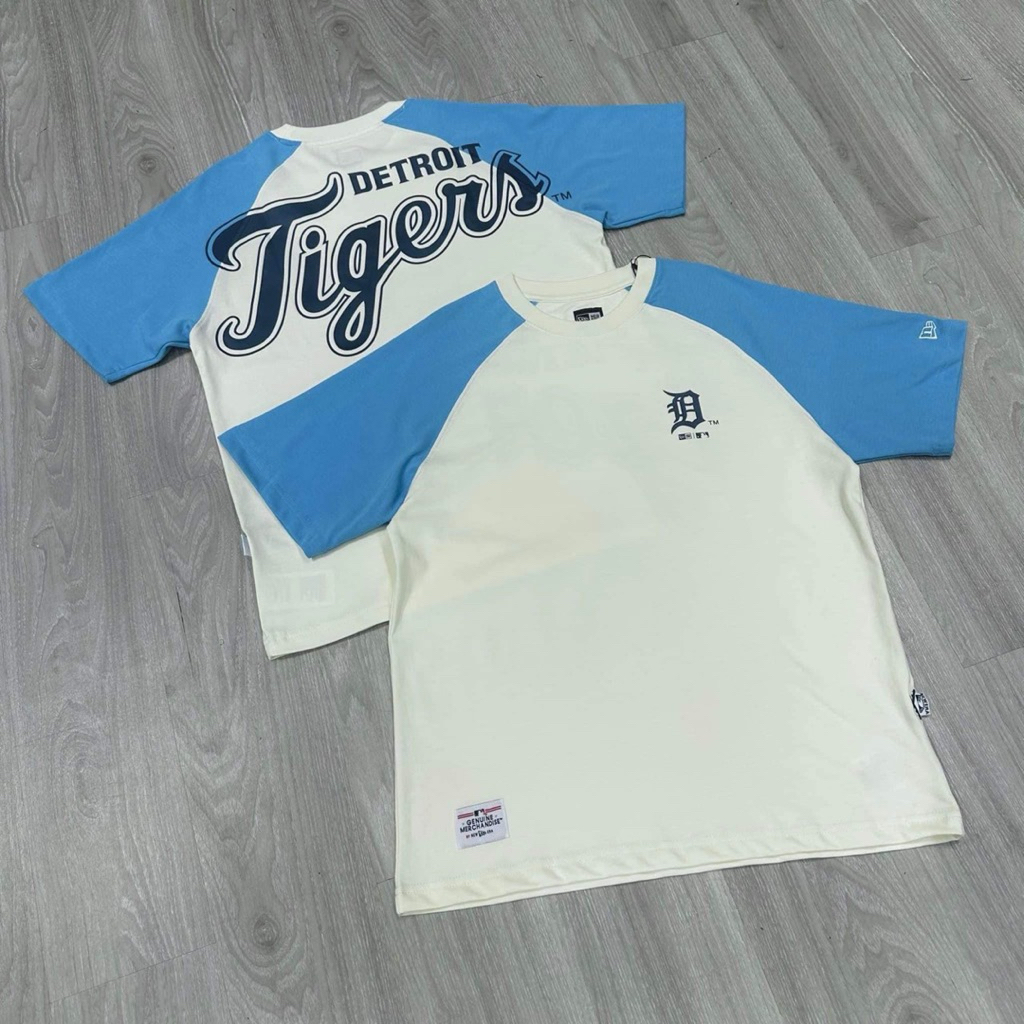 Áo Thun New Era Ny Tiger Trắng Xanh Chính Hãng | VemBer Store.
