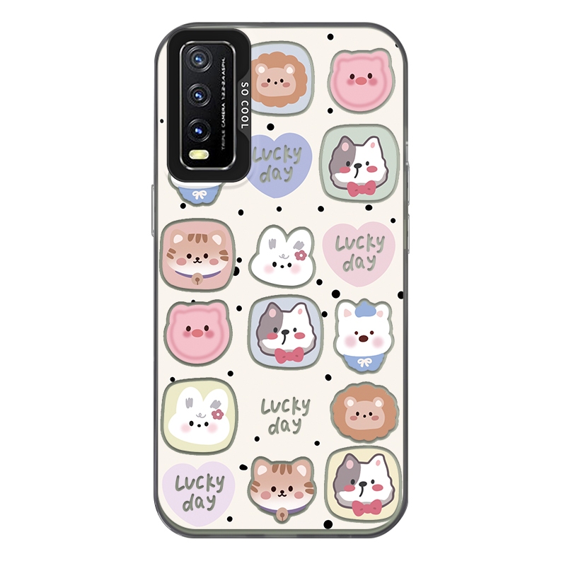 Dành cho Vivo iQOO U1X/Vivo Y30g/Vivo Y11s/Vivo Y12a/Vivo Y12s Ốp điện thoại,Hình ảnh avatar thú cưn