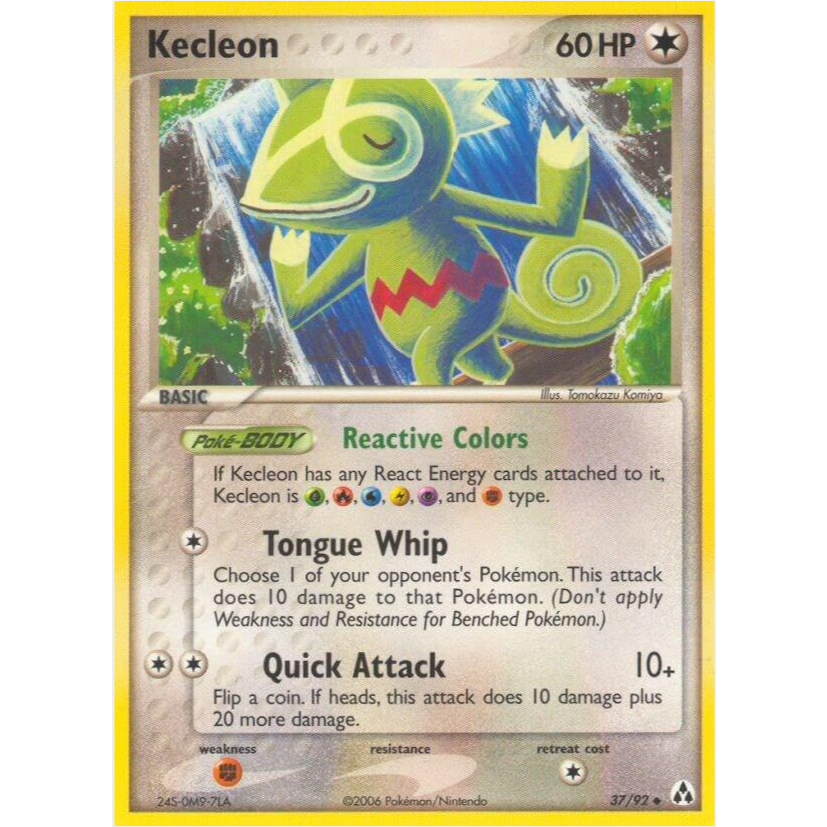 [Thẻ bài Pokemon TCG] Kecleon 37/92 Uncommon
