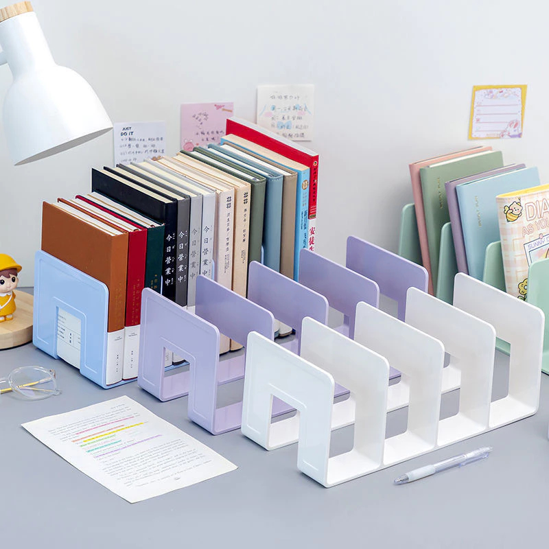 Kệ sách basic 4 ngăn Giá đựng sách vở, giấy,... màu sắc đơn giản nhỏ gọn