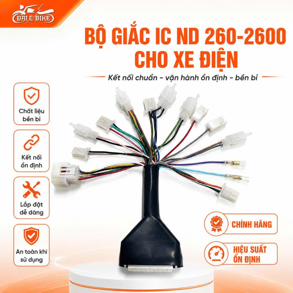 Giắc kết nối bộ điều khiển ic ND 260-2600 cho xe điện