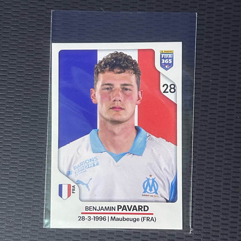 Sticker cầu thủ bóng đá Pavard Panini FIFA 365