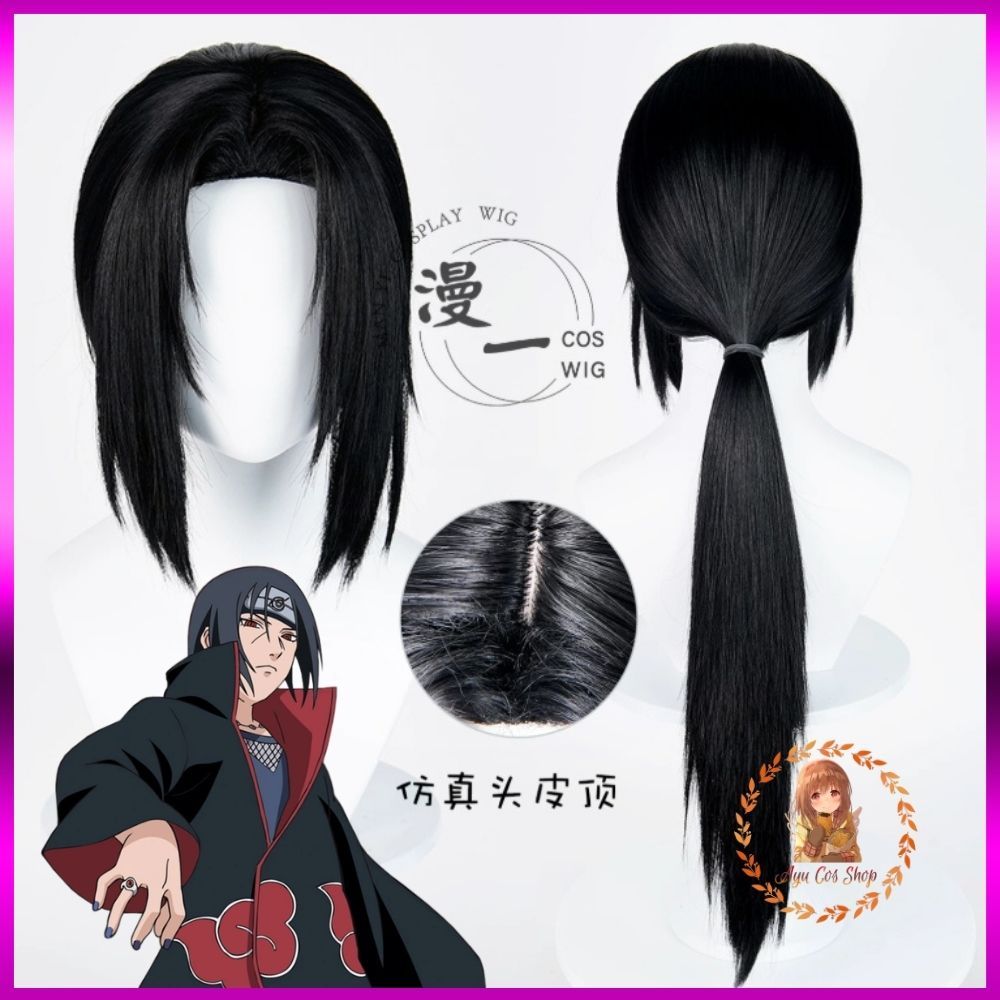 (SẴN) Wig Itachi Uchiha tóc giả đen cosplay Naruto