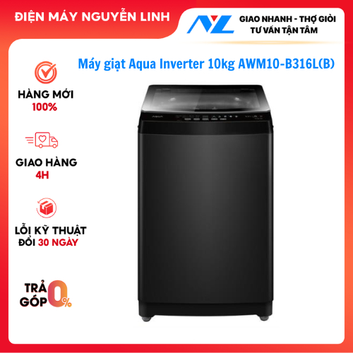 Máy giặt Aqua Inverter 10kg AWM10-B316L(B)