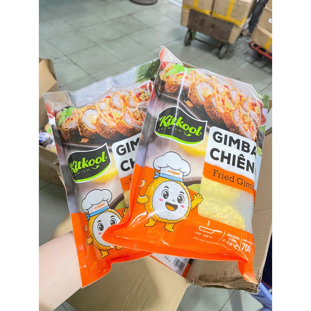 GimBap chiên hàng LC Food hộp 5 cây to ( Hỏa Tốc TPHCM )