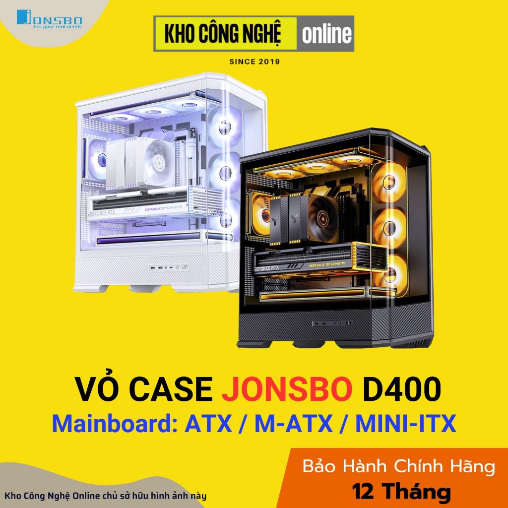 Vỏ Case Máy Tính JONSBO D400 (Hàng Chính Hãng)