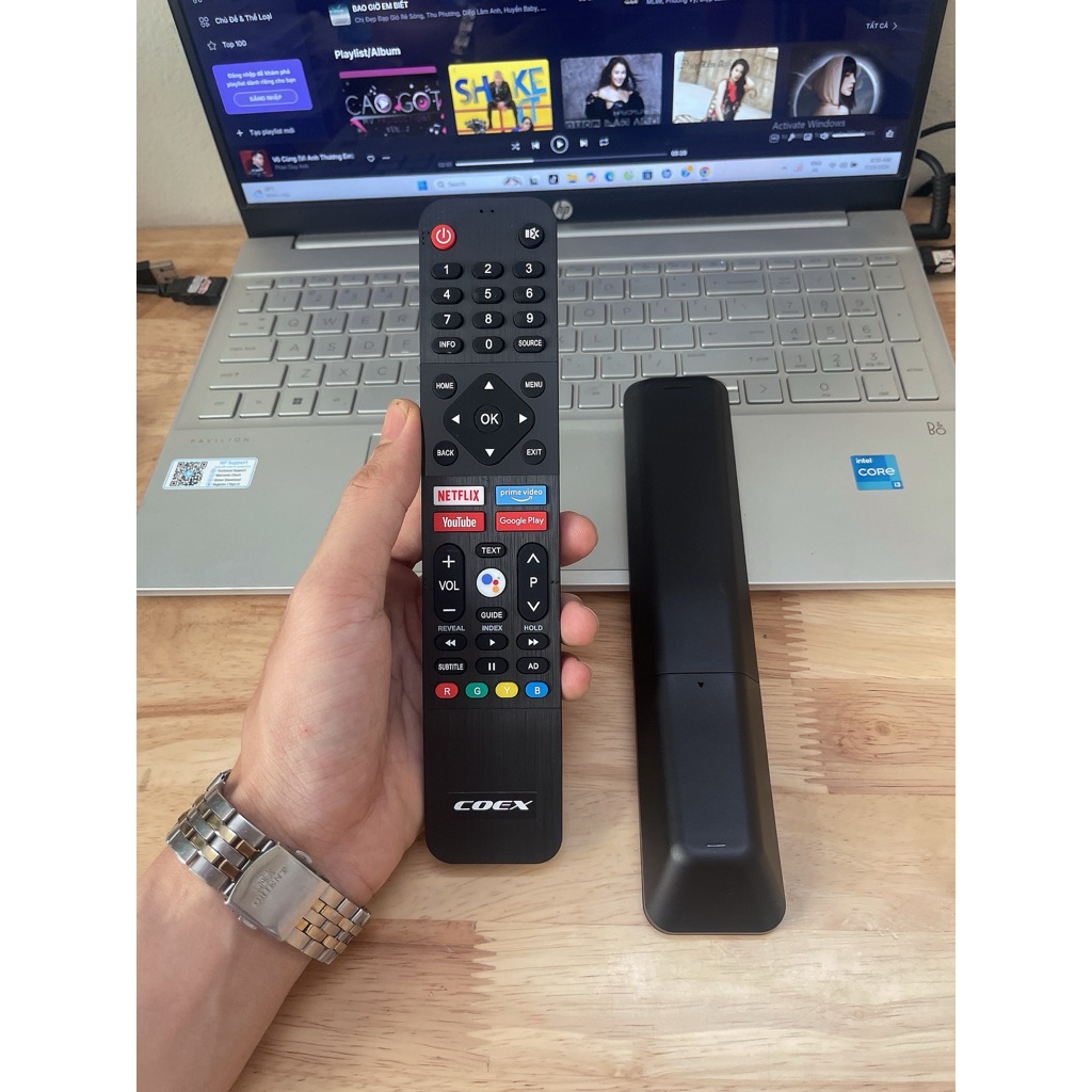 Remote Điều khiển Tivi COEX hàng cao cấp( Dùng chung tất cả Tivi COEX trừ dòng điều khiển nút VTVgo)