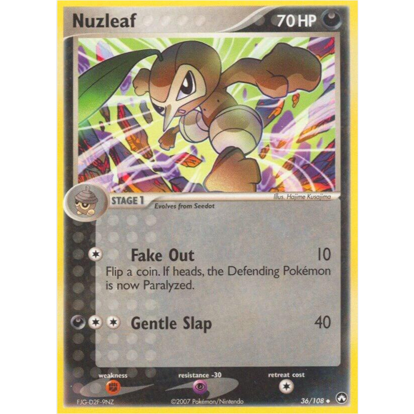 [Thẻ bài Pokemon TCG] Nuzleaf 36/108 Uncommon