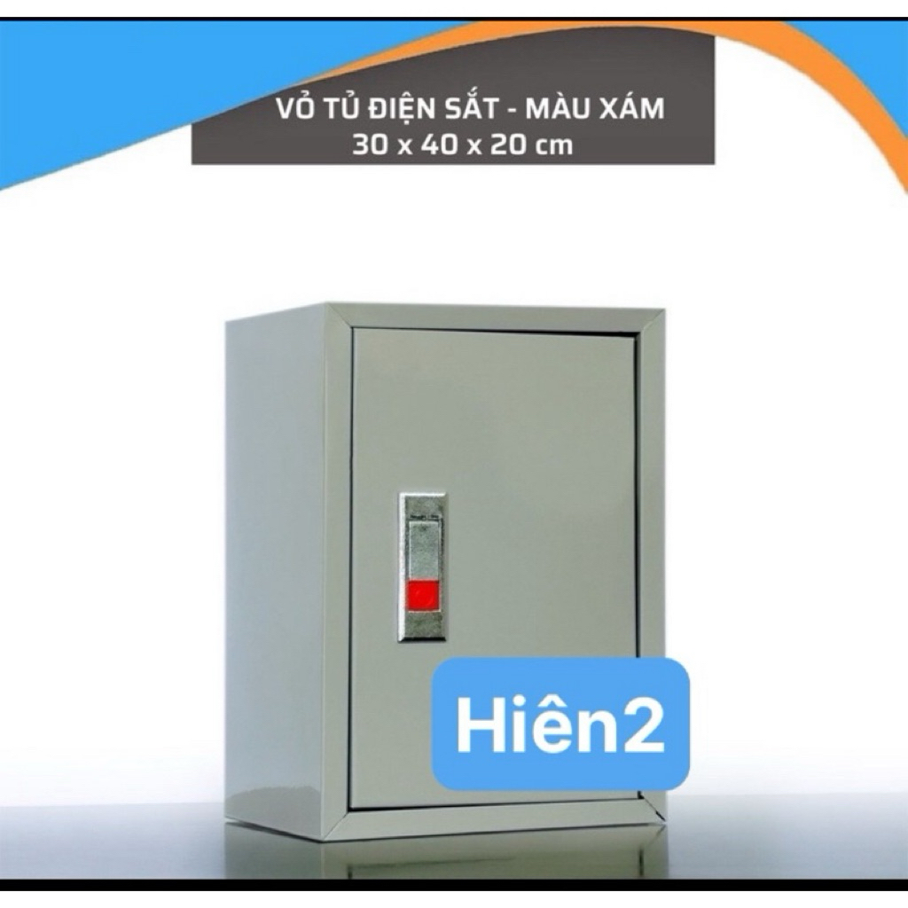 Combo 5 cái TỦ ĐIỆN SẮT 30x40x20 - Màu xám