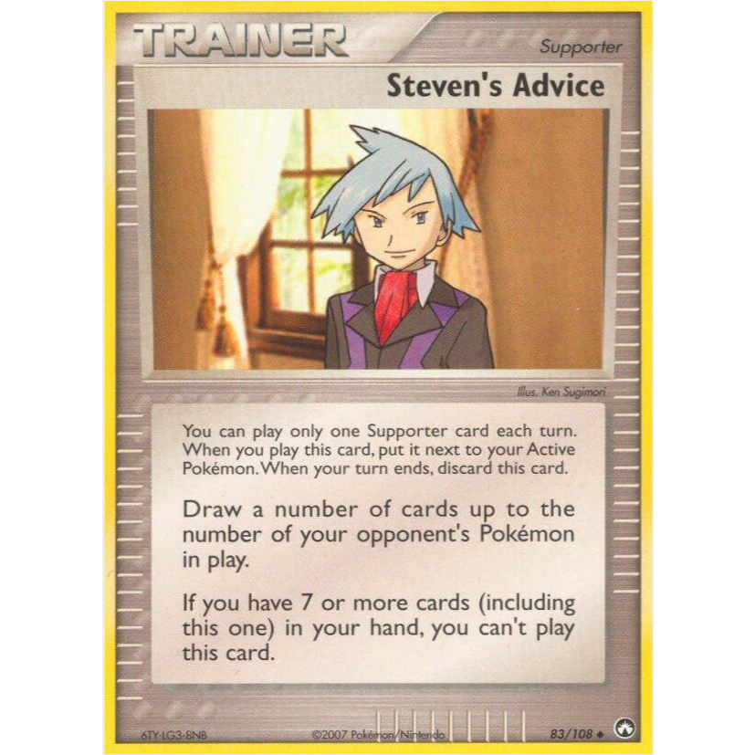 [Thẻ bài Pokemon TCG] Steven's Advice 83/108 Uncommon