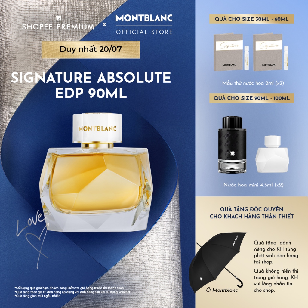 Nước hoa nữ MontBlanc Signature Absolue EDP 90ml