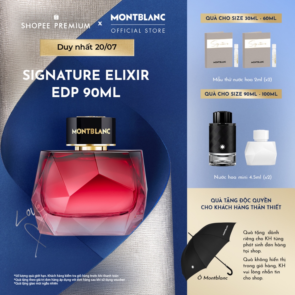Nước hoa nữ Montblanc Signature Elixir EDP 90ml