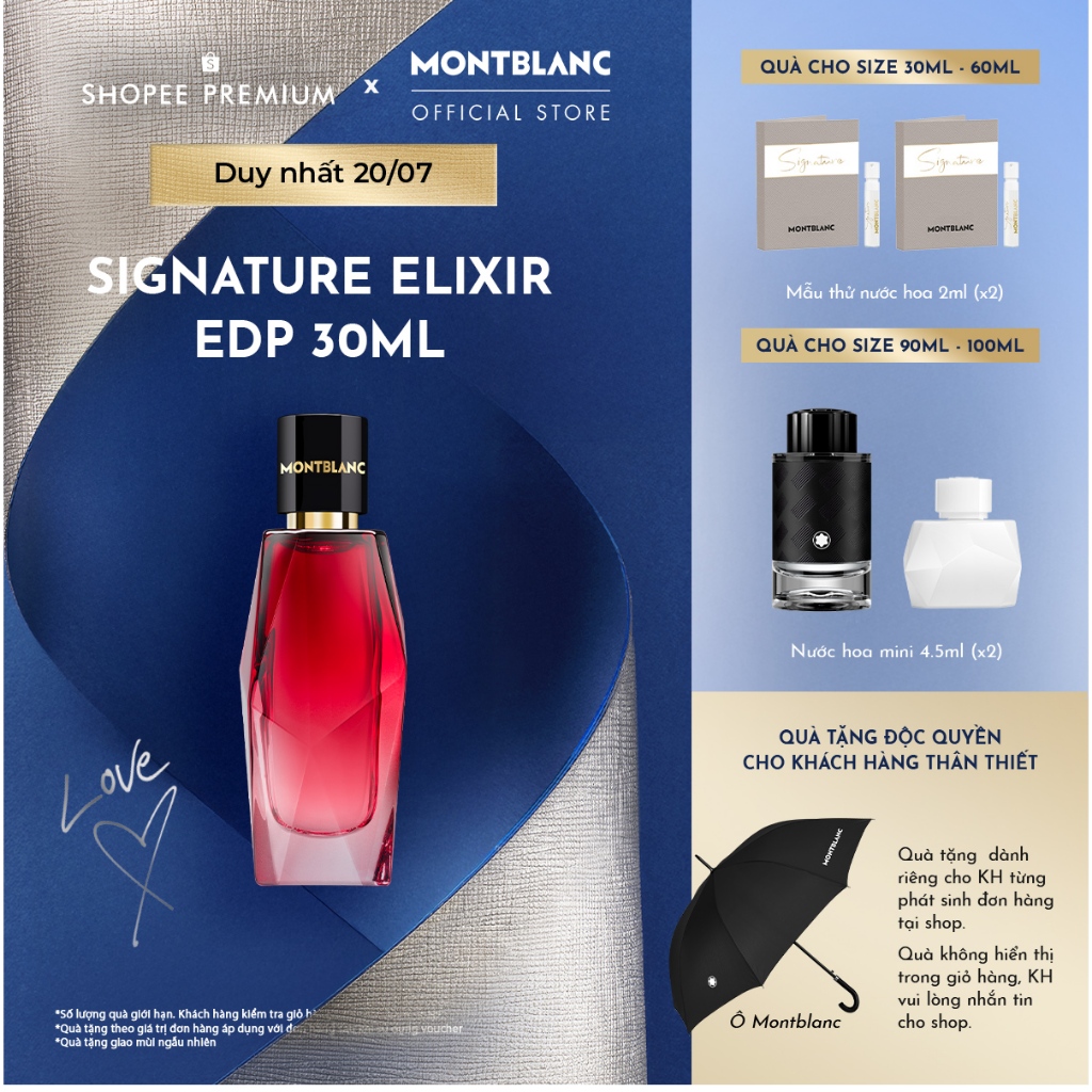 Nước hoa nữ Montblanc Signature Elixir EDP 30ml