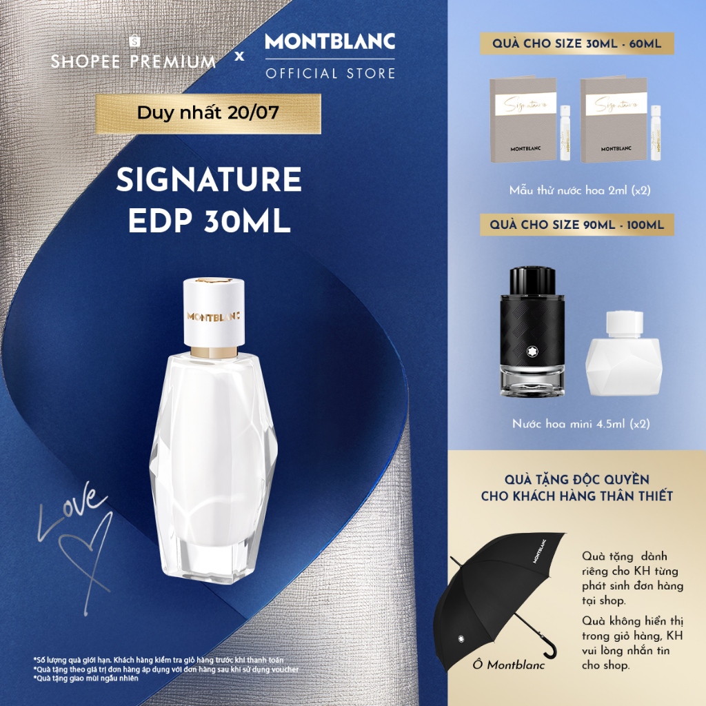 Nước hoa nữ Montblanc Signature EDP 30ml