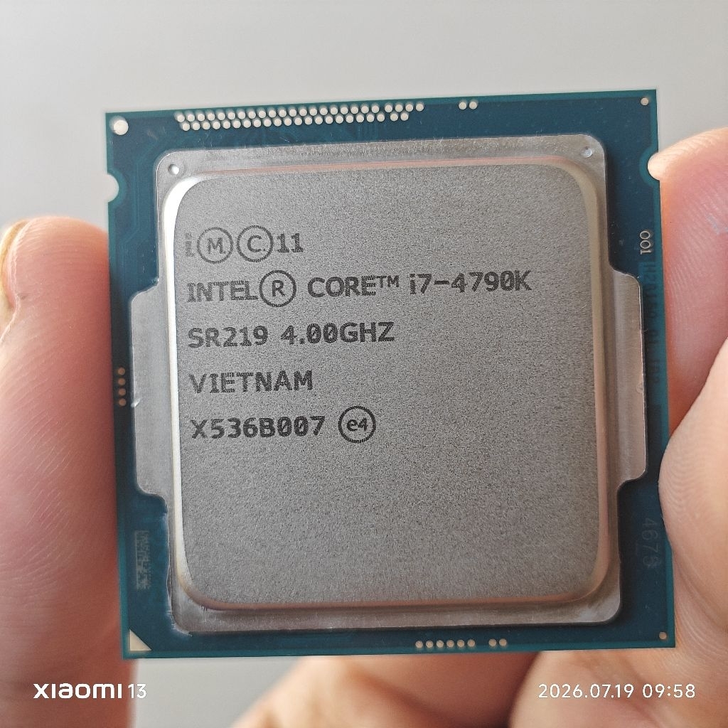 Cpu intel core i7 4790k socket 1150, hoạt động tốt