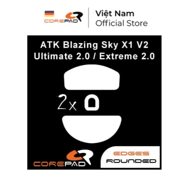Corepad Skatez PRO – Feet PTFE cho ATK Blazing Sky X1 V2 Ultimate 2.0 / ATK Blazing Sky X1 V2 Extrem