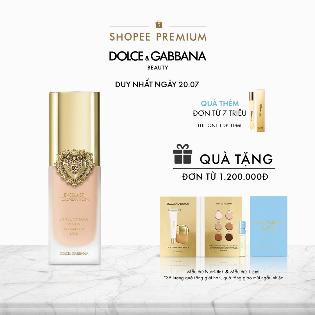 Kem Nền Trang Điểm Dolce&Gabbana Everlast Foundation SPF20 PA+++ 27ml | BigBuy360 - bigbuy360.vn