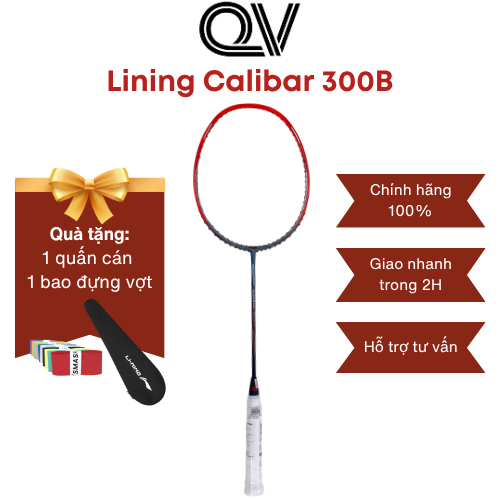 Vợt cầu lông Lining Calibar 300B chính hãng Quốc Việt Badminton vợt nặng đầu, thiên công