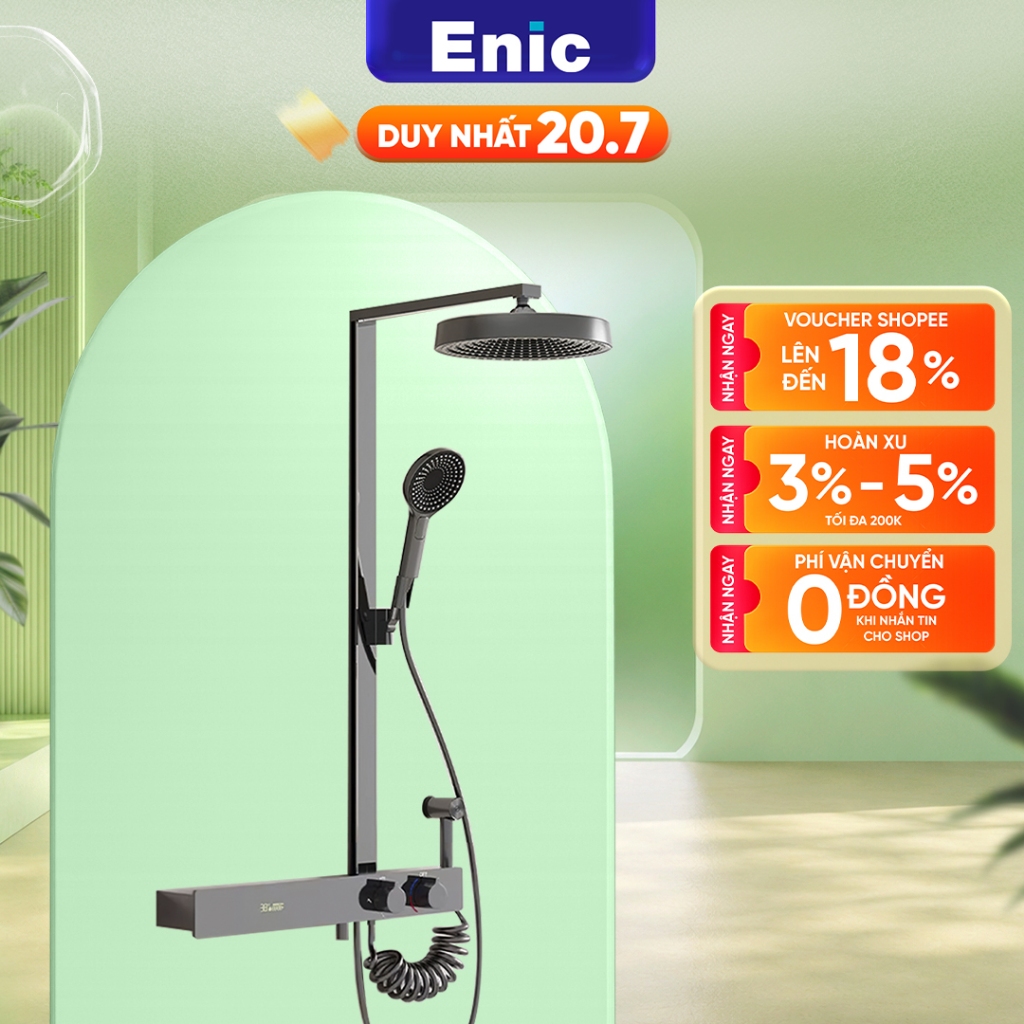 Sen cây tắm phím đàn cao cấp Enic TN, TX, MD40, MD35, MD05 thiết kế tiện ích dễ dàng lắp đặt
