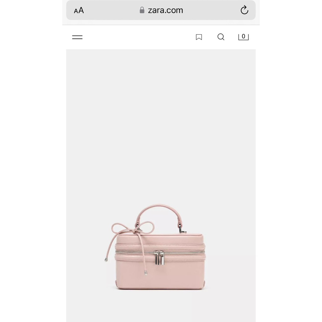 [AUTH 100%] ZARA Túi cốp hồng Zara newtag chính hãng 100%