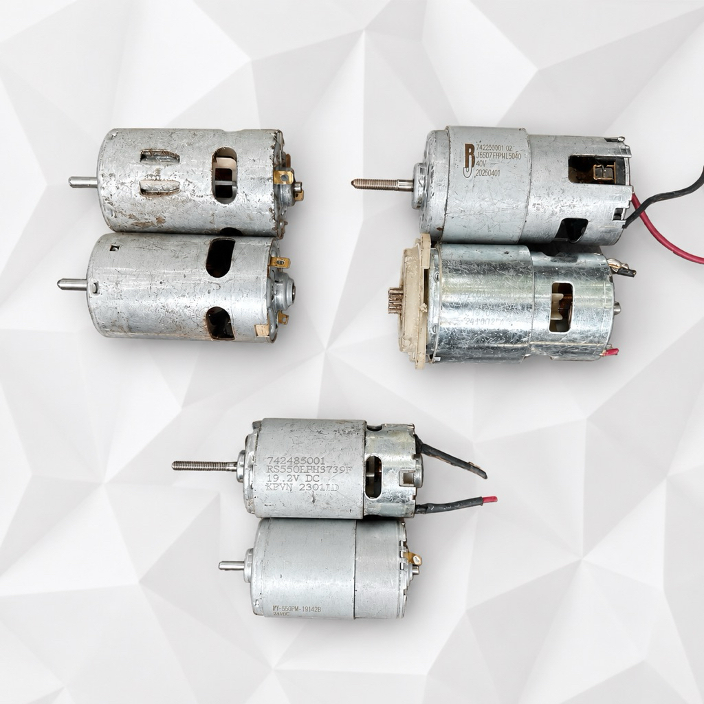 Mô Tơ Than DC 550/555/775 RS-550 RS-555 RS-775 12V-24V Động Cơ DIY