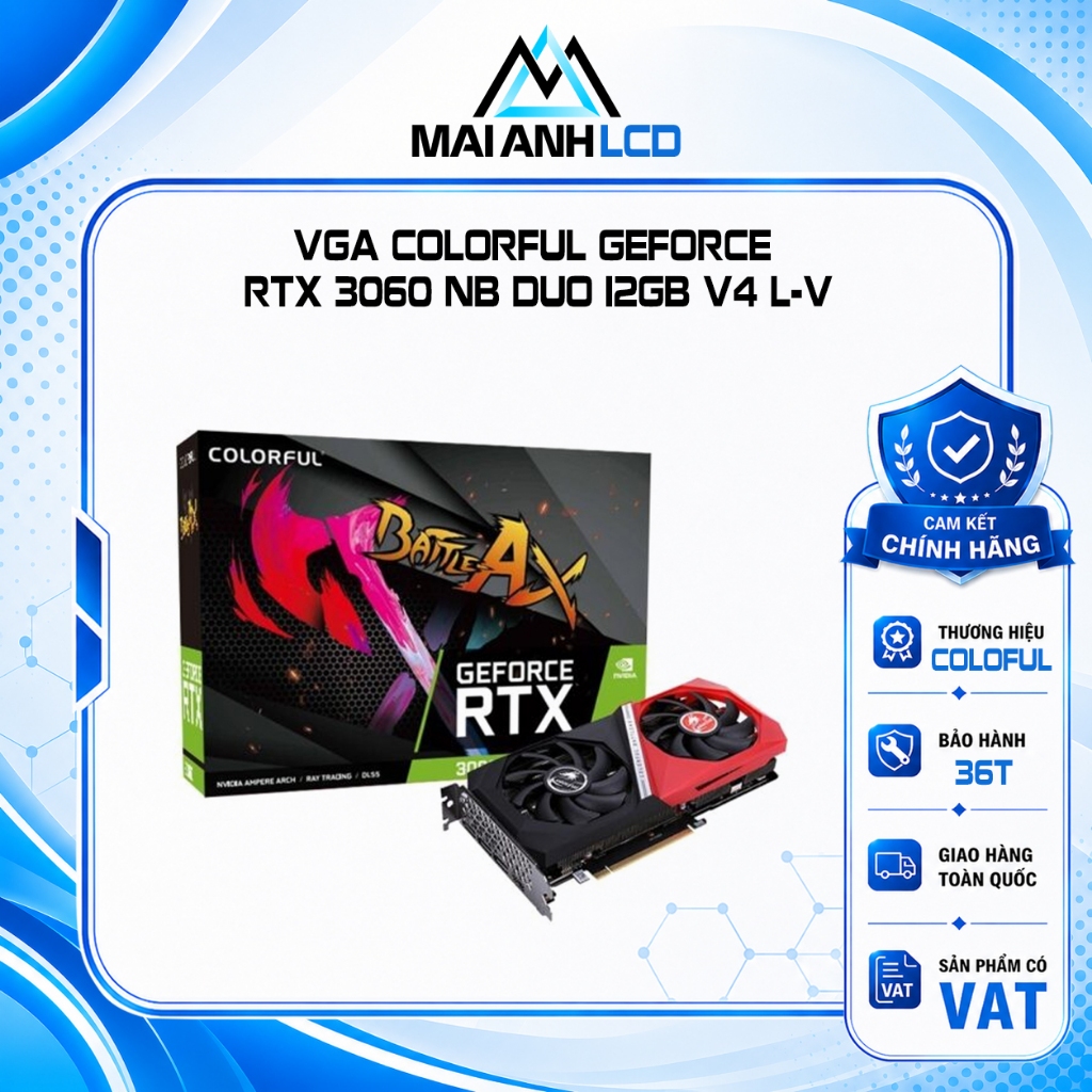 VGA Colorful GeForce RTX 3060 NB DUO 12GB V4 L-V