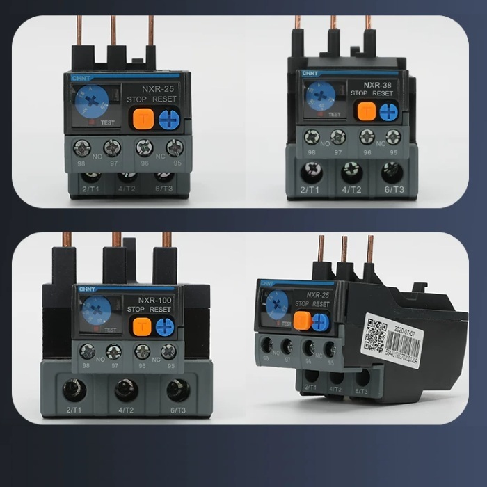 [CHÍNH HÃNG] Rơ le nhiệt CHINT NXR-38 23-32A, NXR-100 30-40A, 37-50A, 48-65A, 80-100A