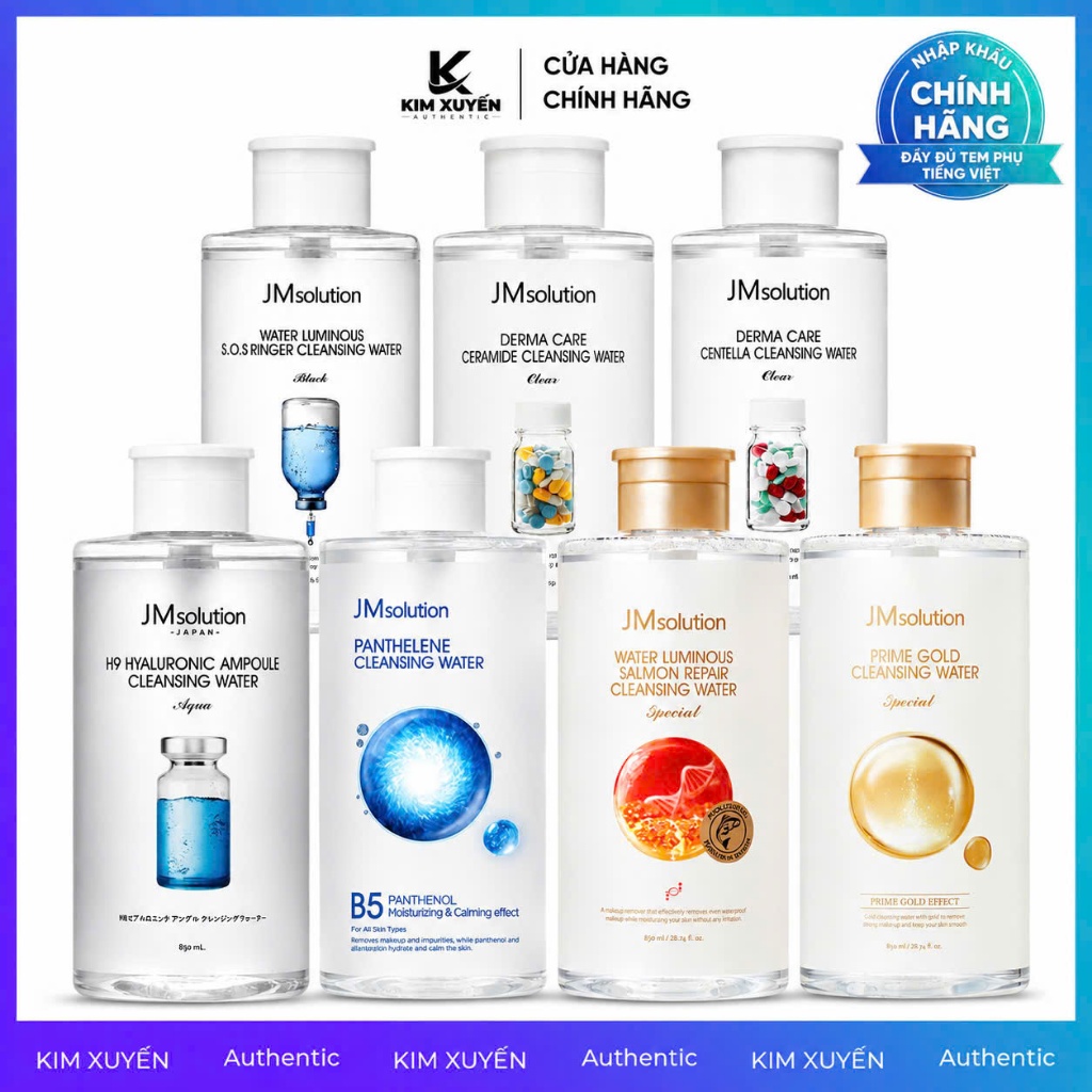 Nước tẩy trang JM Solution Cleansing Water 500ML/850ML