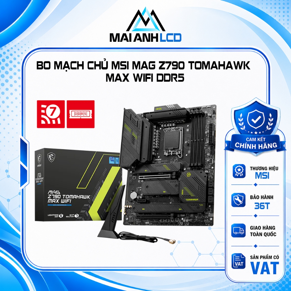 Bo mạch chủ MSI MAG Z790 TOMAHAWK MAX WIFI DDR5