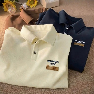 Áo Polo Nam Nữ WASPTINGSUAR NAD Unisex - Áo Thun Cổ Bẻ Tay Lỡ Chất Liệu Cotton Co Giãn 2 Chiều Cao Cấp Trẻ Trung Cá Tính